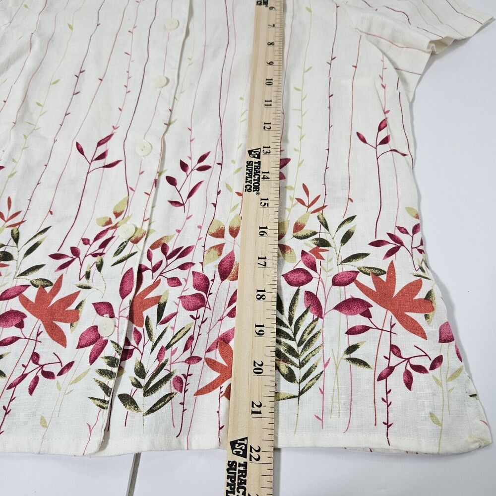 VTG 90’s/Y2K 100% Linen Sleeveless Maxi Dress w/Jacket White Floral- 8P Style Co - Picture 6 of 10